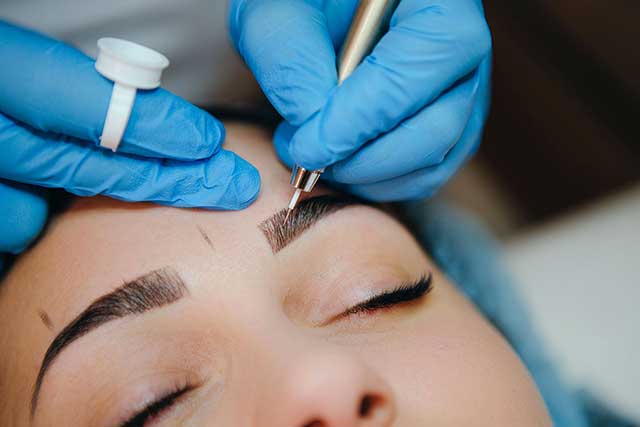 Microblading Eyebrows Process